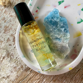 Aquamarine Infused Perfume Roller