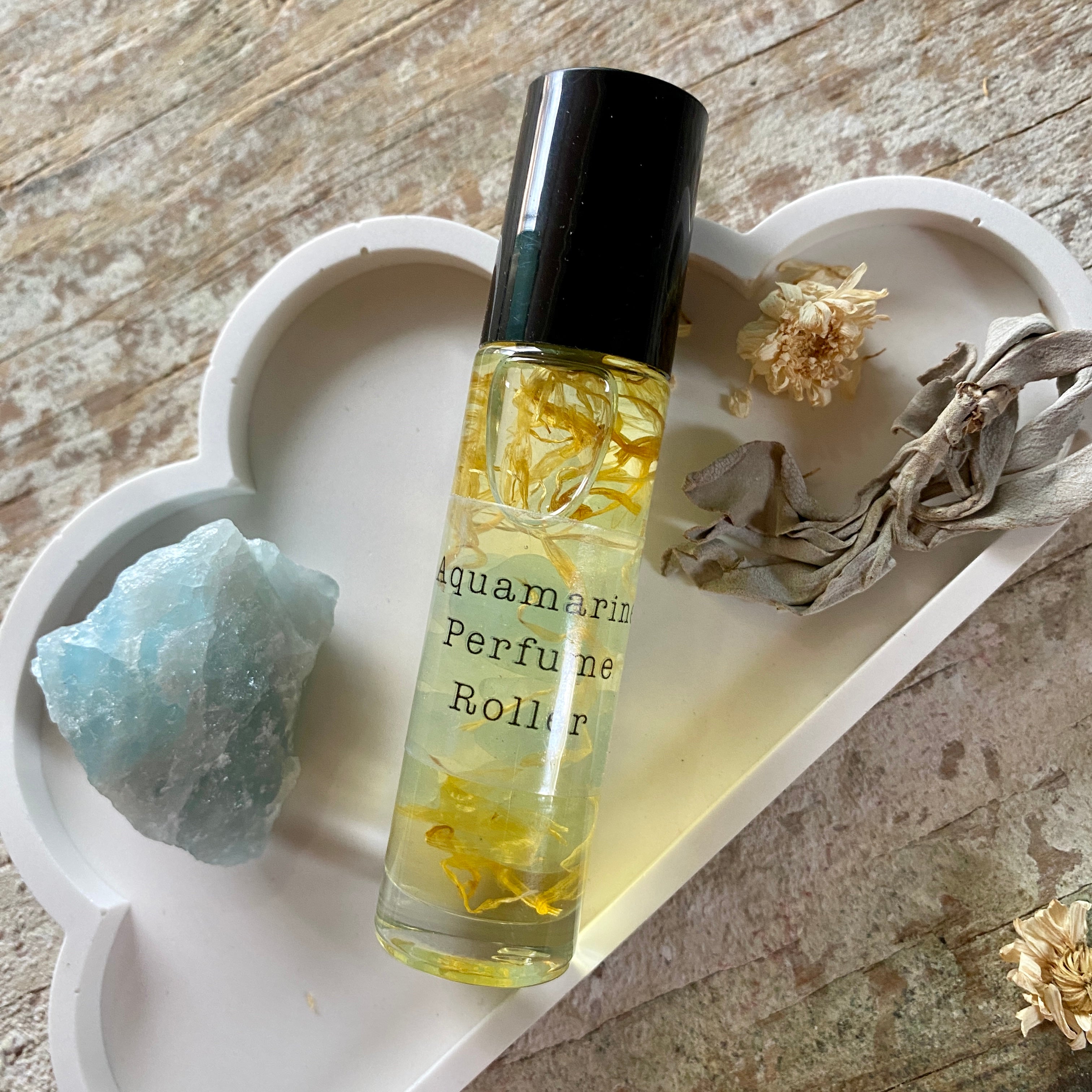 Aquamarine Infused Perfume Roller