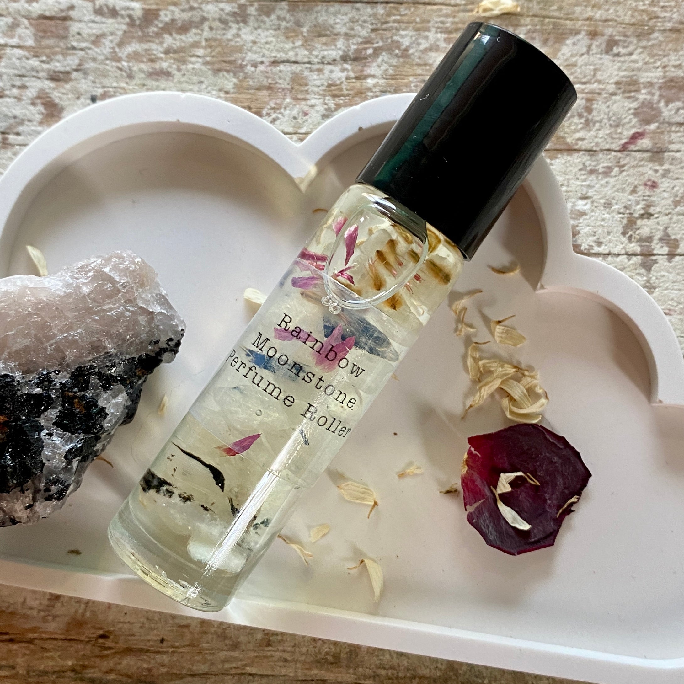 Rainbow Moonstone Infused Perfume Roller