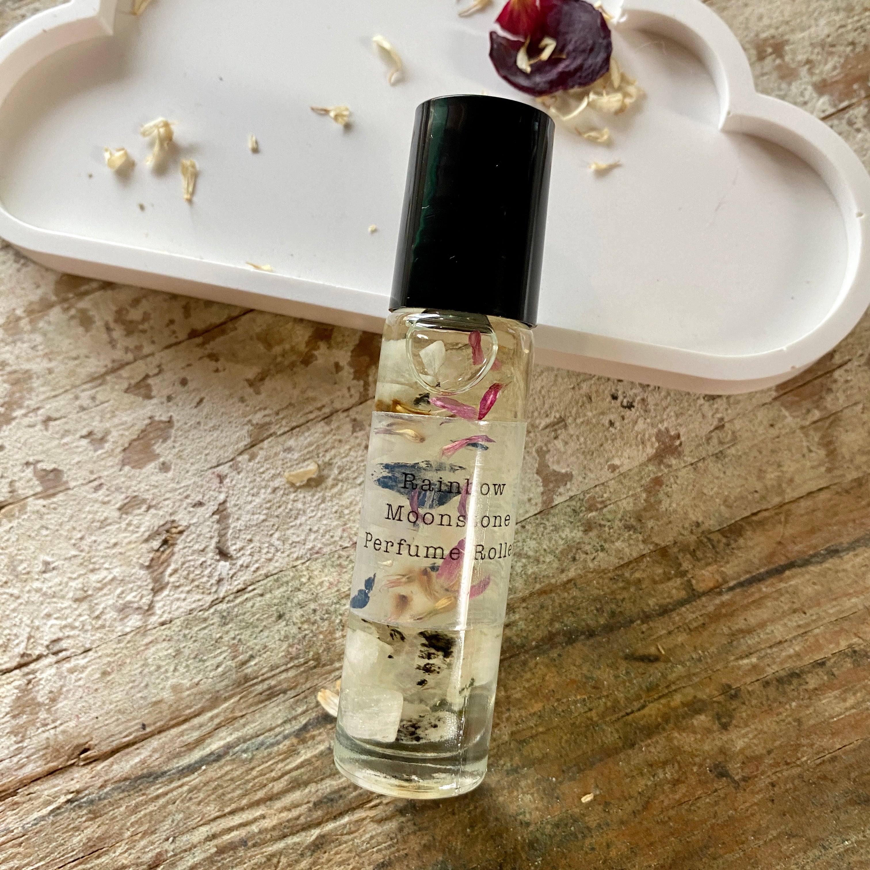 Rainbow Moonstone Infused Perfume Roller