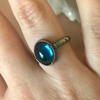 Sapphire Glass Ring