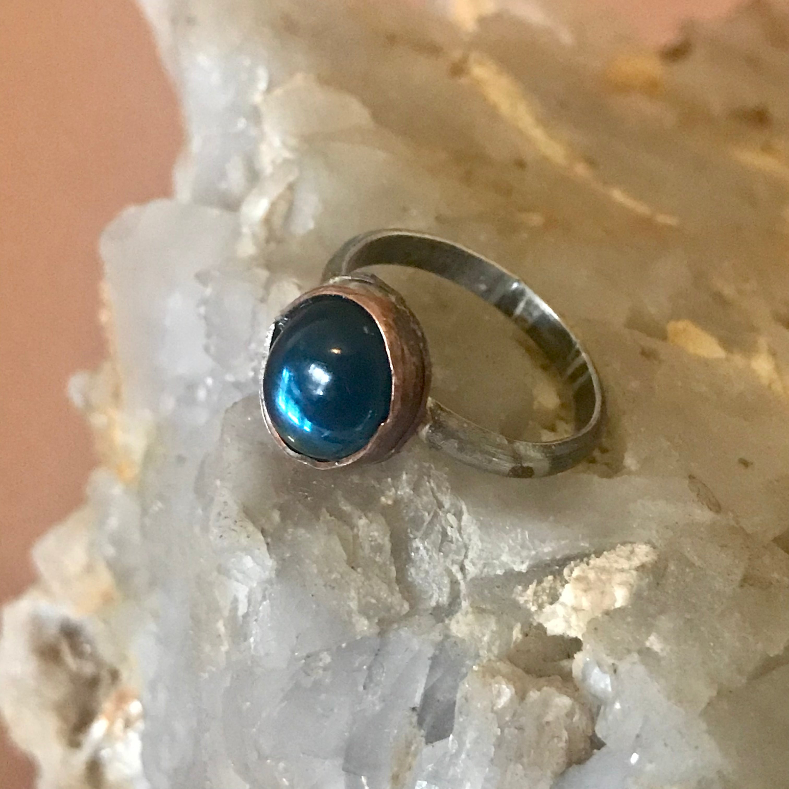 Sapphire Glass Ring