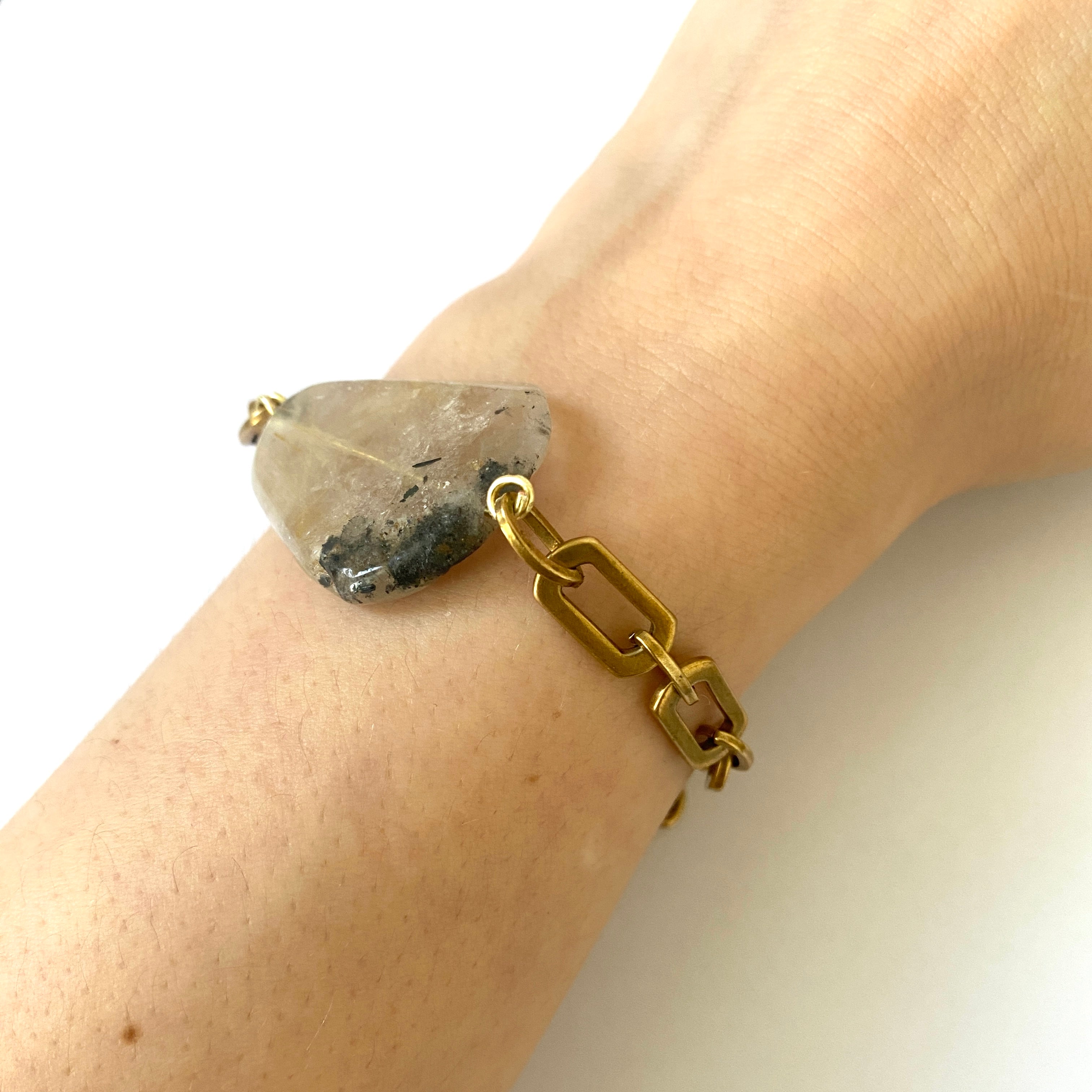 Rutilated Quartz Bracelet