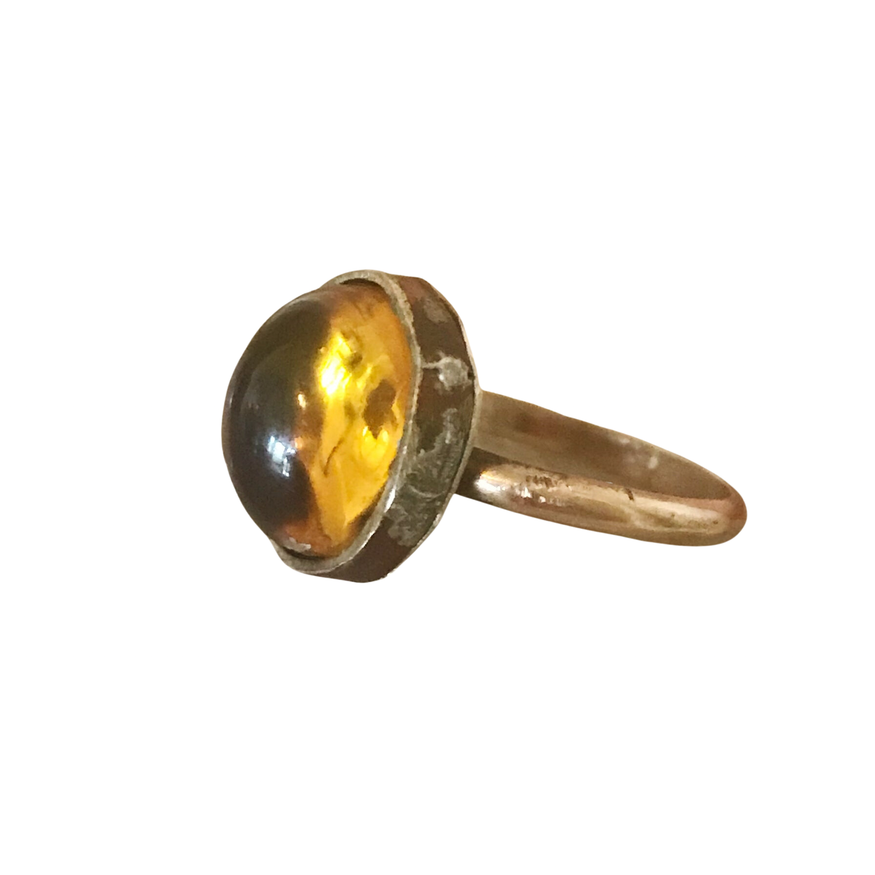 Honey Glass Ring