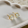 Aquamarine Studs