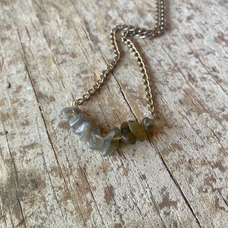 Labradorite Bead Necklace