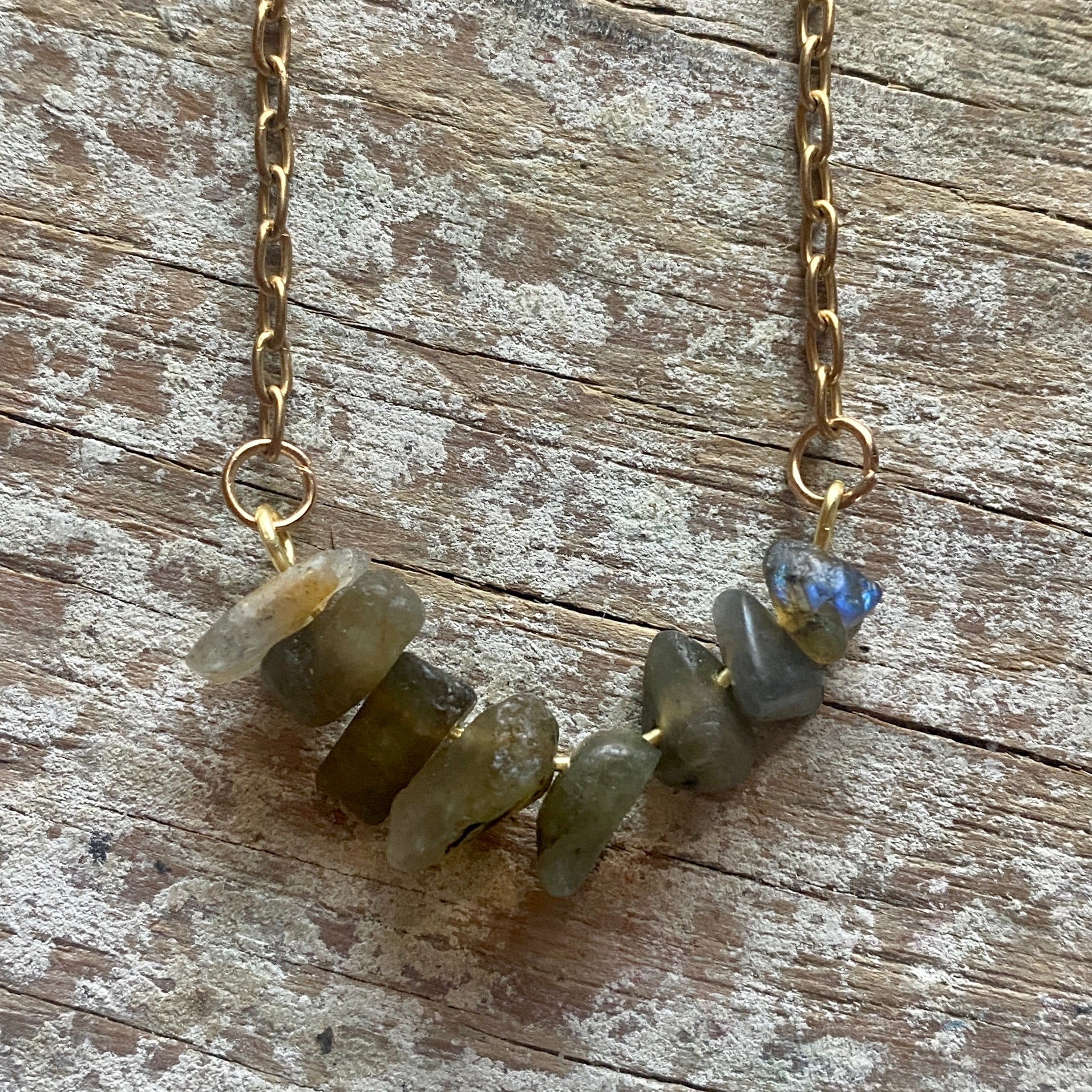 Labradorite Bead Necklace